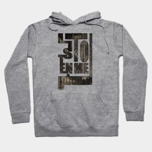 Listen To Me & Arabic Font Hoodie